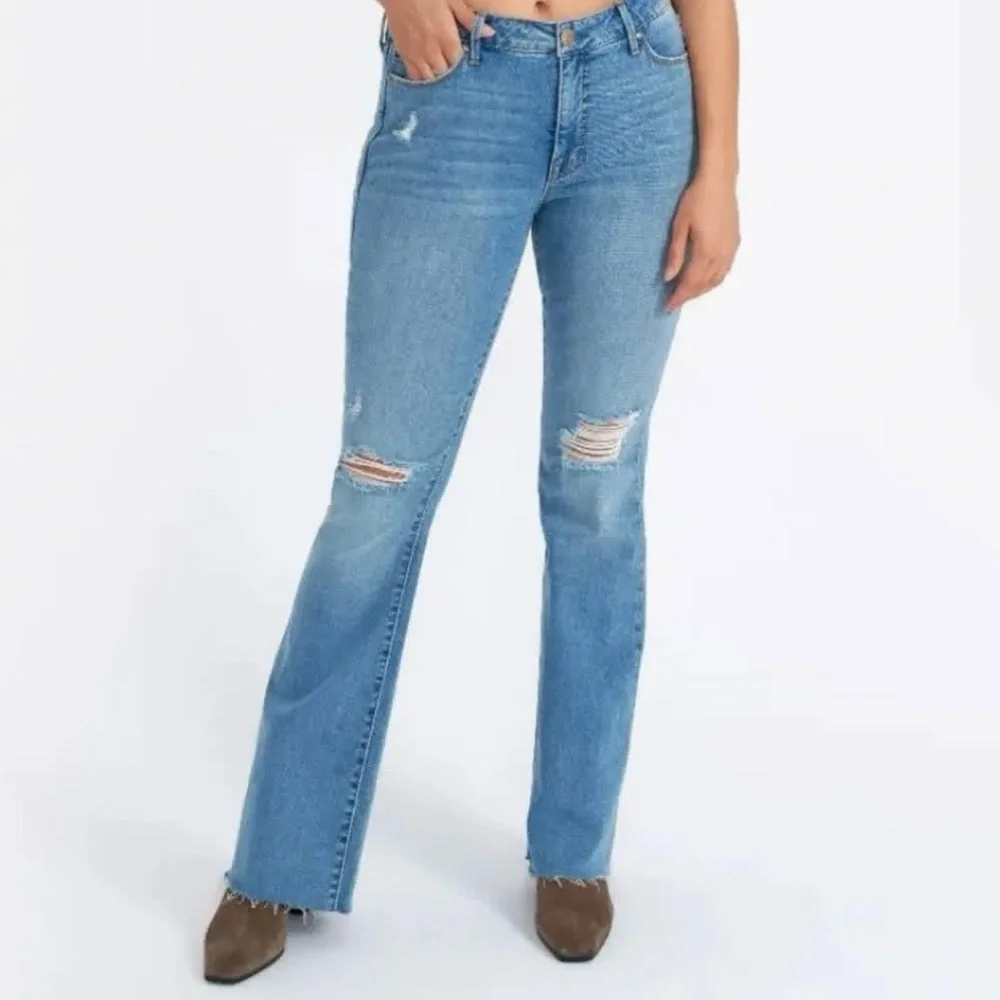 NWT • Seven7 Felicity High Rise Denim Jeans • Slim Flare • Size 4 • Enchanted - Picture 14 of 16